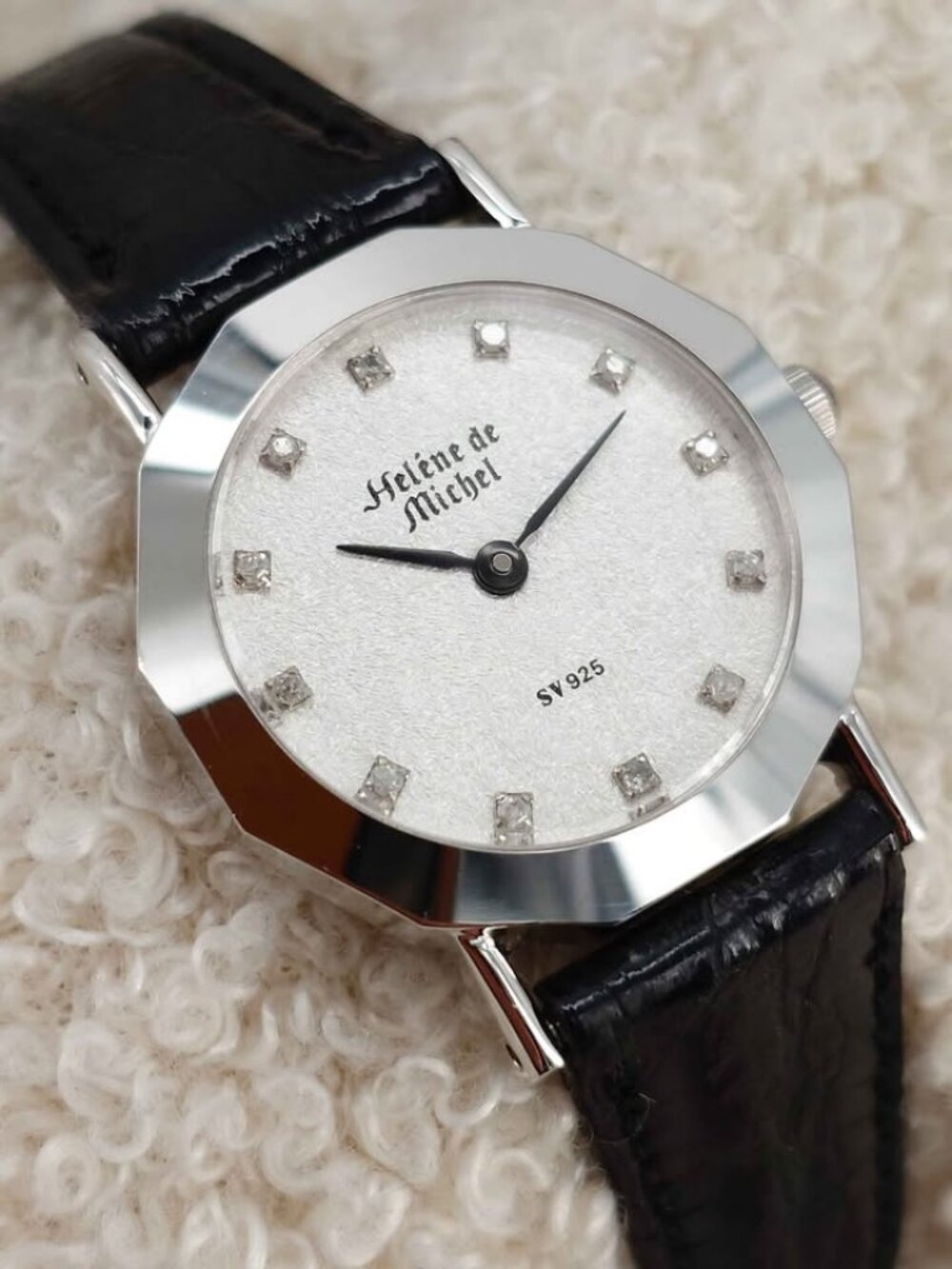 Heléne de Michel SV925 Women's Quartz Watch 24mm JDM Sterling Silver New Battery
